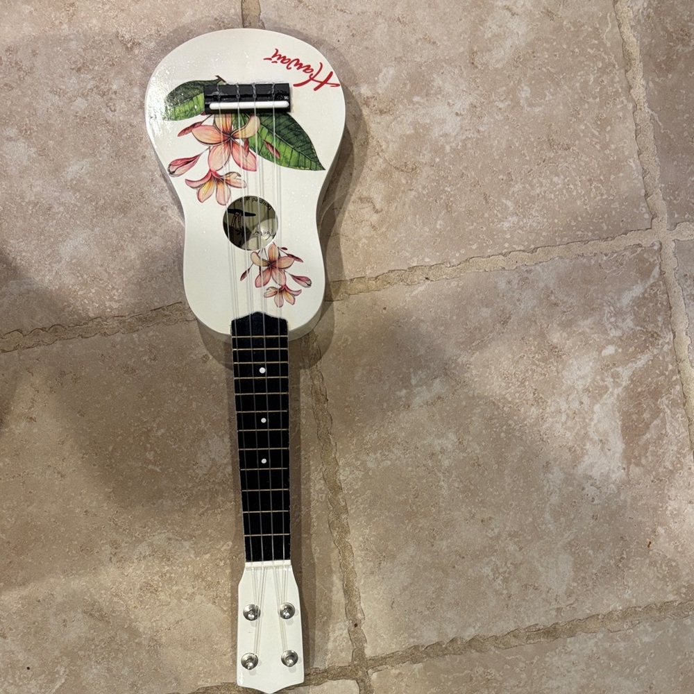 Floral Painted Ukulele
